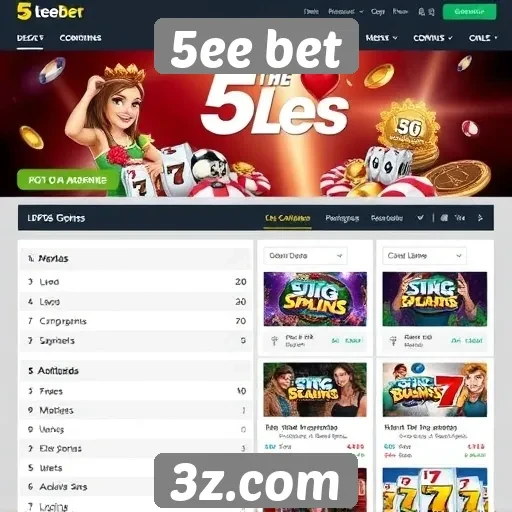 Oferta de jogos e modalidades disponíveis no 5ee bet